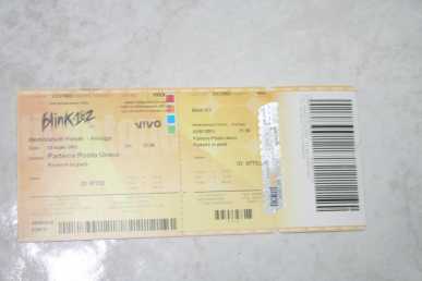 Фотоий: надувательство билеты согласия CONCERTO BLINK 182 - ASSAGO
