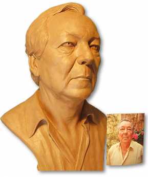 Фотоий: надувательство скульптуры глина - BUSTO PERSONAL