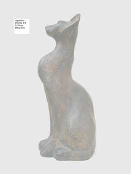 Фотоий: надувательство скульптуры бронза - CHAT EGYPTIEN