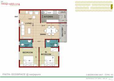 Фотоий: надувательство квартира 2 спален 80 m2