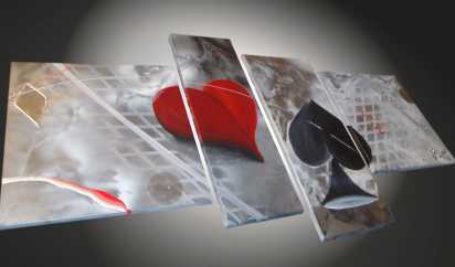 Фотоий: надувательство картины и чертежи TABLEAUX ABSTRAIT MODERNE