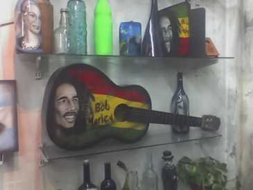 Фотоий: надувательство другие предметы GUITARRA AEROGRAFIADA