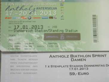 Фотоий: надувательство Vouchers уменьшения WORLD CUP BIATHLON - ANTHOLZ