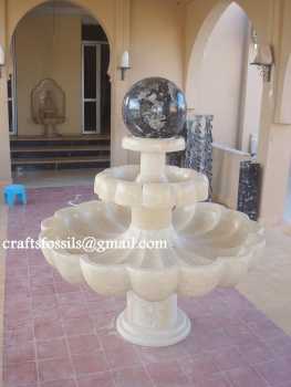 Фотоий: надувательство украшение FONTAINE EN MARBRE MAROC - FONTAINE EN MARBRE MAROC AVEC BOULE