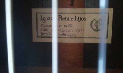 Фотоий: надувательство гитары и другие аппаратуры шнура IGNACIO FLETA E HIJOS - IGNACIO FLETA HIJ.