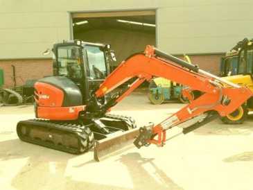 Фотоий: надувательство тележки и общие назначения KUBOTA - U48-4