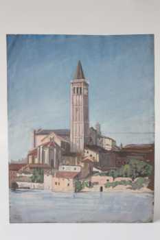 Фотоий: надувательство картины и чертежи VERONA SANT'ANASTASIA