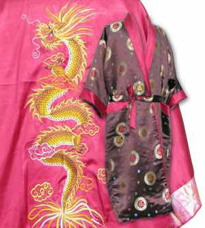 Фотоий: надувательство одежда люди - CULTURE VIET - KIMONO REVERSIBLE 100 M SOIE NATURELLE DE VAN PHUC