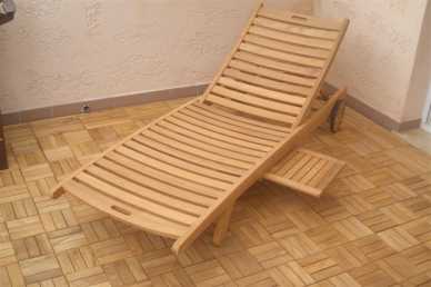 Фотоий: надувательство мебель TECK - CHAISE LONGUE EN TECK