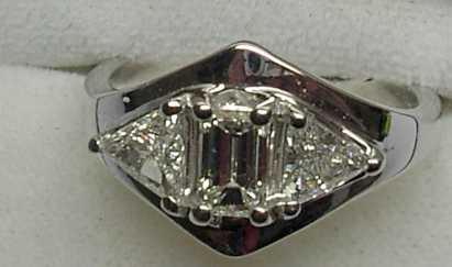 Фотоий: надувательство Jewels женщины - ANILLO CON DIAMANTES - ANILLO ORO BLANCON CON DIAMANTES