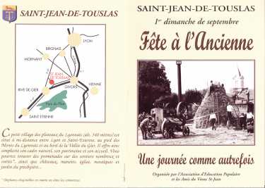 Фотоий: предлагает фиеста FETE A L' ANCIENNE - SAINT JEAN DE TOUSLAS