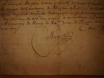 Фотоий: надувательство другие предметы MANUSCRIT LOUIS ROI DE FRANCE