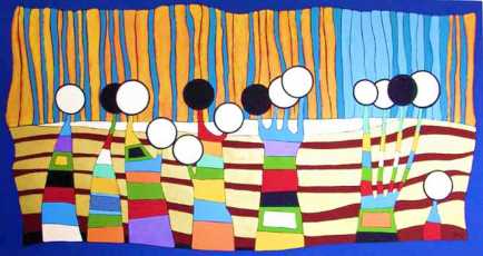 Фотоий: надувательство картины и чертежи OMAGGIO A HUNDERTWASSER