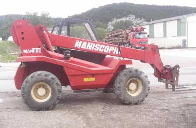 Фотоий: надувательство машины MANUSCOPIC - MANITOU TELESCOPIQUE