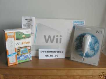 Фотоий: надувательство видео- игры NINTENDO WII - GAME CONSOLE SYSTEM 14 GAMES + 4 CONTROL