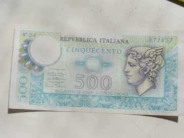 Фотоий: надувательство монетки 500 LIRE MERCURIO 14/02/1974 SERIE SOSTITUTIVA W03