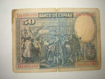 Фотоий: надувательство другие BILLETE DE ESPANA DENOMINACION 50 PESETAS - MEXICO