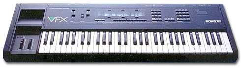 Фотоий: надувательство рояли и synthetizers ENSONIQ - VFX SD VERSION II