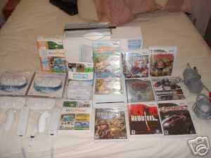 Фотоий: надувательство видео- игры MICROSOFT - NINTENDO WII WITH 11 ACTUAL GAMES - NINTENDO WII WITH 11 ACTUAL GAMES
