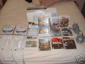 Фотоий: надувательство видео- игры MICROSOFT - NINTENDO WII WITH 11 ACTUAL GAMES - NINTENDO WII WITH 11 ACTUAL GAMES