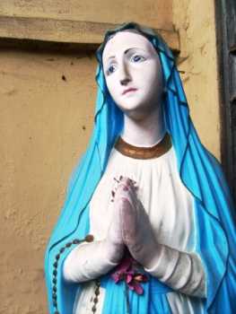 Фотоий: надувательство скульптуры гипсолит - MADONNA DI LOURDES