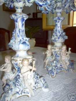 Фотоий: надувательство керамика CANDELIERI IN CAPODIMONTE