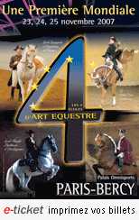 Фотоий: надувательство билеты зрелища LES 4 ECOLES D' ART EQUESTRE - PARIGI BERCY