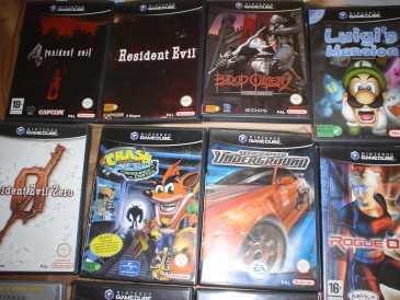 Фотоий: надувательство пульты разыгрыша GAME CUBE - MAGNIGAMECUBE 3 MANETTES 16 JEUX ET CARTE MEMOIRE