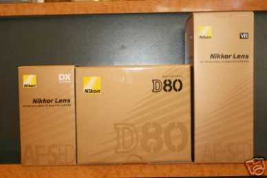 Фотоий: надувательство камеры NIKON - NIKON D80 + NIKON 18/135 NEUF !!!!