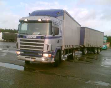 Фотоий: надувательство тележки и общие назначения SCANIA - SCANIA R124 4X2