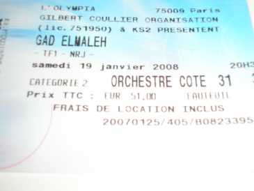 Фотоий: надувательство билеты согласия SPECTACLE DE GAD ELMALEH 