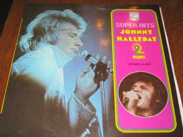 Фотоий: надувательство 33 rpm SUPER HITS (  2  33 T ) - JOHNNY HALLYDAY