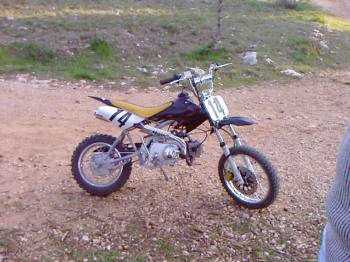 Фотоий: надувательство мотовелосипеды 110 cc - PIT BIKE - 110CC