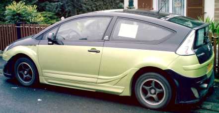 Фотоий: надувательство автомобили CITROEN - C4 COUPE