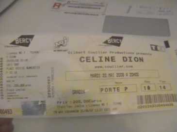 Фотоий: надувательство билеты согласия CONCIERTO CELINE DION - BERVY PARIS
