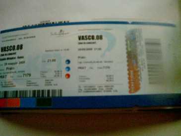 Фотоий: надувательство билеты согласия CONCERTO VASCO ROSSI 2008 - ROMA STADIO OLIMPICO PRATO