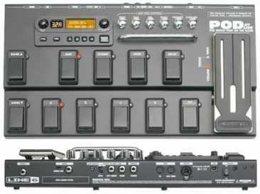Фотоий: надувательство гитары и другие аппаратуры шнура LINE6 POD - XT LIVE