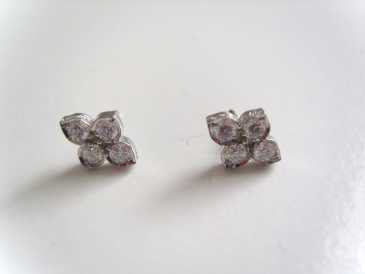 Фотоий: надувательство Jewels женщины - CARTIER - ORECCHINI CON BRILLANTI