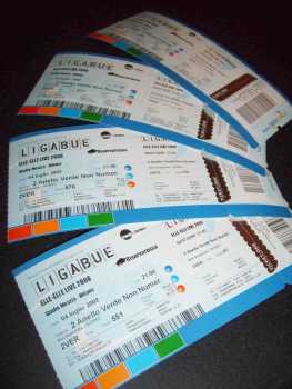 Фотоий: надувательство билеты согласия BIGLIETTI CONCERTO LIGABUE - LUGLIO 2008 - S. SIRO - STADIO MEAZZA - S. SIRO - MILANO