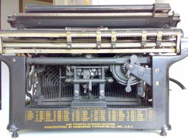 Фотоий: надувательство другие предметы ANTICA MACCHINA DA SCRIVERE DA COLLEZIONE - UNDERWOOD - MACCHINA DA SCRIVERE ANTICA UNDERWOOD TYPEWRITER 5