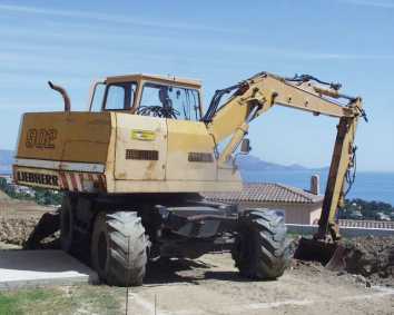 Фотоий: надувательство машины LIEBHERR - 902     12T