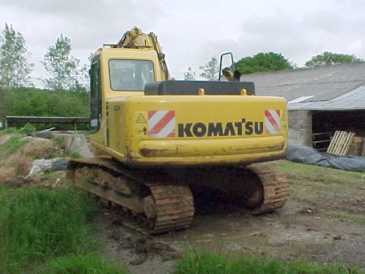 Фотоий: надувательство машины KOMATSU - PC160LC6