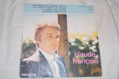 Фотоий: надувательство 45 rpm AMOUREUX DU MONDE ENTIER - CLAUDE FRANCOIS
