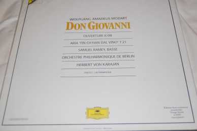 Фотоий: надувательство другое DON GIOVANNI - MOZART/KARAJAN