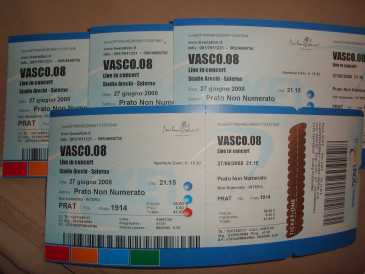Фотоий: надувательство билеты согласия CONCERTO VASCO ROSSI 27/06/08 - SALERNO