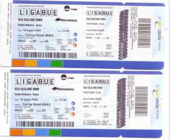Фотоий: надувательство билеты согласия CONCERTO LIGABUE 18 LUGLIO - ROMA