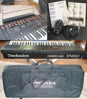 Фотоий: надувательство рояли и synthetizers TECHNICS - KEYBOARD TECHNICS SX-KN650 MIT TASCHE